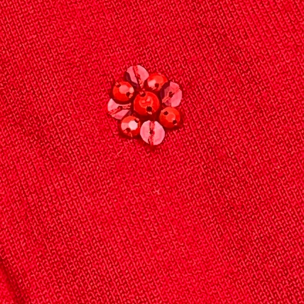 Ruby Rd. Beaded Sweater Size L - Picture 4 of 8